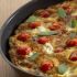Frittata con formaggio di capra e pomodorini