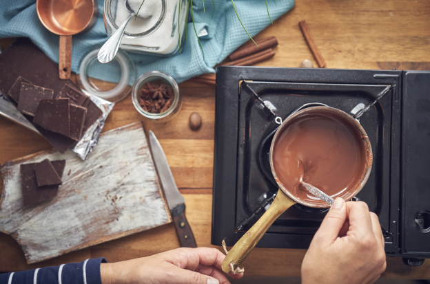 Surriscaldare il cioccolato