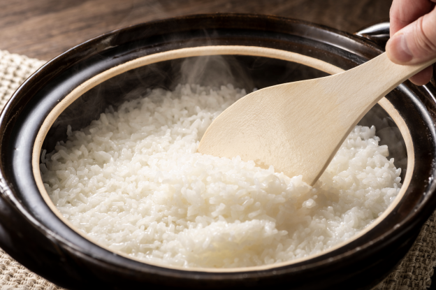 Metti la giusta quantità di acqua nel riso