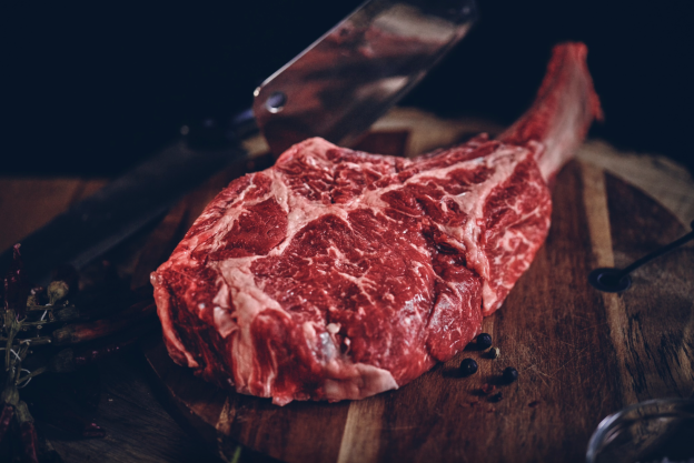 Cucina uniformemente carne e pesce