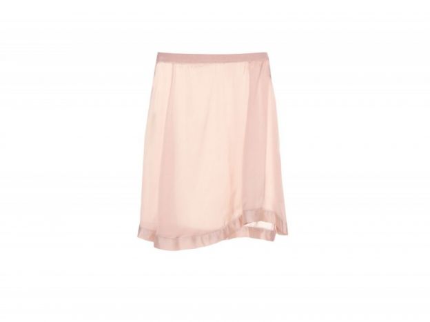 La gonna semi trasparente