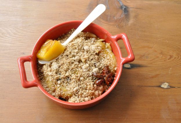 Il crumble alle mele e grano saraceno
