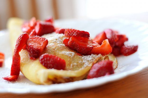 Crêpes fragole e cioccolato
