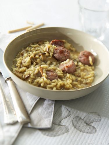 Risotto con salsiccia
