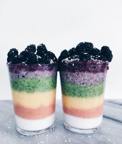Smoothie arcobaleno