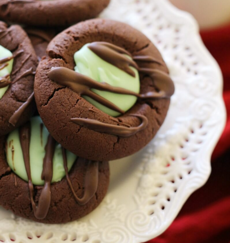 Biscotti menta e cioccolato