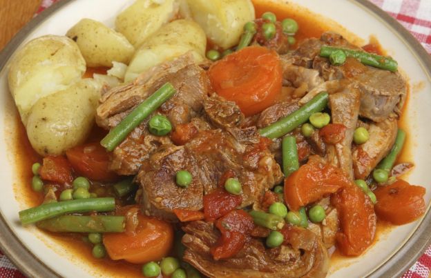 Spezzatino coi piselli