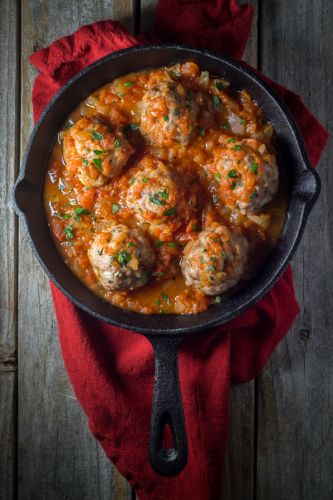 Polpette ripassate al sugo