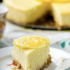 Mini cheesecake al limone e biscotto allo zenzero