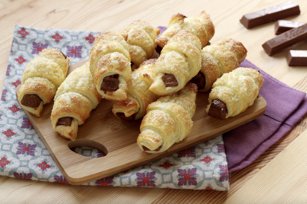 16. Mini croissants al kit kat