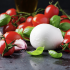Scolare una mozzarella fresca