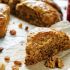 Torta carote, mandorle e noci croccanti