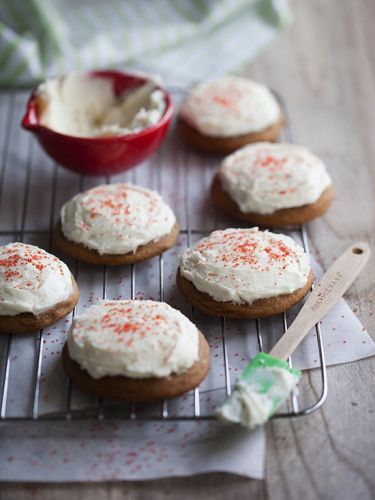 Biscotti con crema al formaggio cremoso
