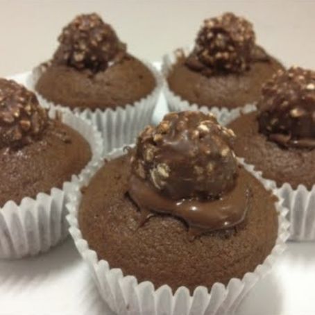 Muffin con Nutella e Ferrero Rocher