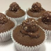Muffin con Nutella e Ferrero Rocher