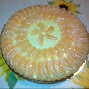 Crostata con ricotta e mandarini