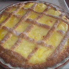 Crostata con crema pasticcera