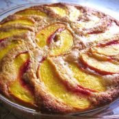 Torta alle pesche