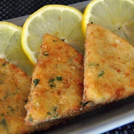 Panatine di polpa di granchio e patate