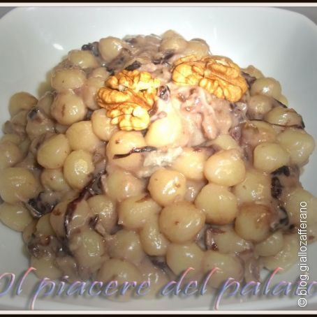 Gnocchetti croccanti al radicchio