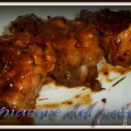 Agnello in salsa agrodolce