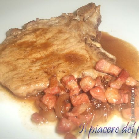 Coppa di maiale allo champagne