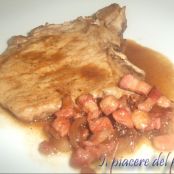 Coppa di maiale allo champagne