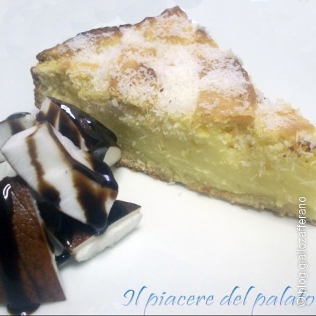 Crostata di yougurt al cocco