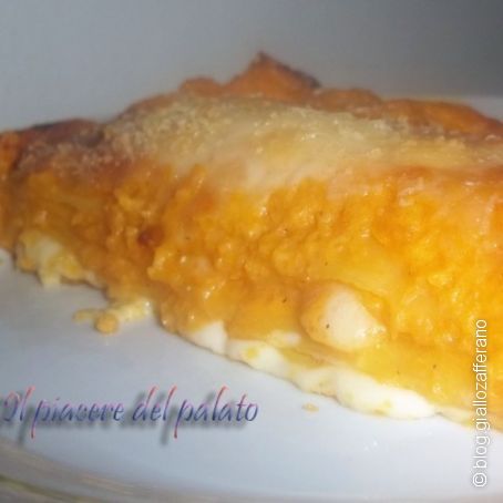 Lasagne con crema di zucca