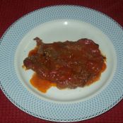 Carne pizzaiola alla siciliana