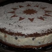 Torta con ricotta, cacao e gocce di cioccolato