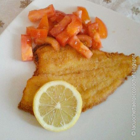 Filetto di platessa impanato e fritto