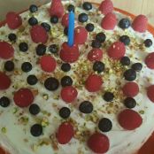 Torta di compleanno alle due creme