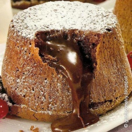 Tortino di cioccolato con cuore fondente