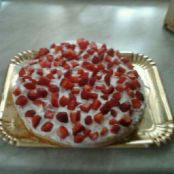 Torta panna e fragola
