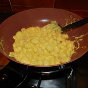 Gnocchetti Zafferano e Prosciutto