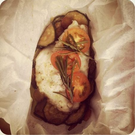 FILETTI DI PERSICO AL CARTOCCIO CON ZUCCHINE