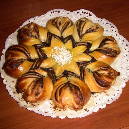 Brioche a fiore con Nutella