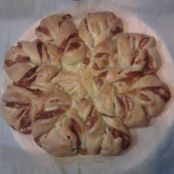 Fiore di pan brioche alla nutella