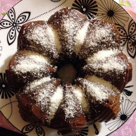 TORTA CON NUTELLA E COCCO
