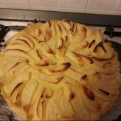 Crostata di mele con crema pasticcera