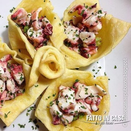 Insalata di Polpo nel Cesto