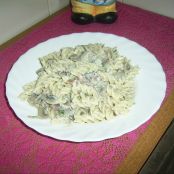 FUSILLI SPECK E FUNGHI