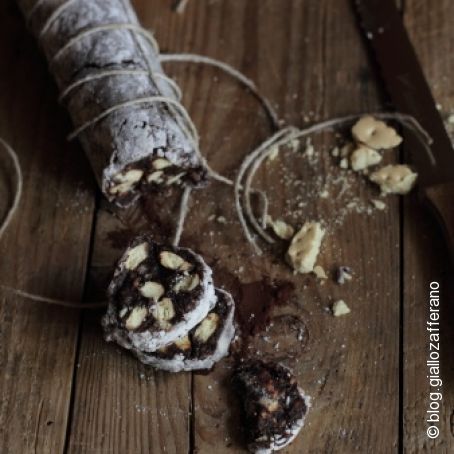 Salame di cioccolato con digestive
