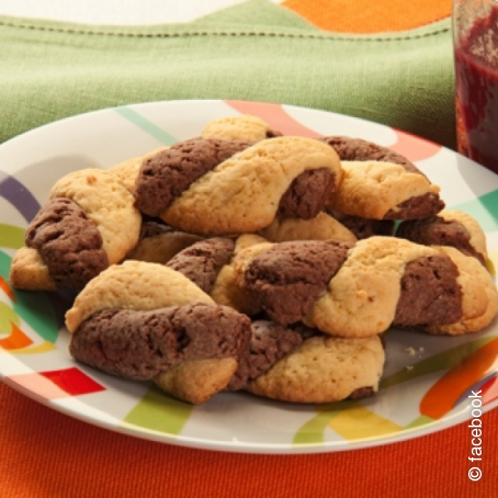 Biscotti bicolore