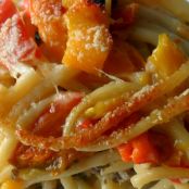 Bucatini al forno con peperoni