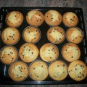 Muffins con gocce di cioccolato facili