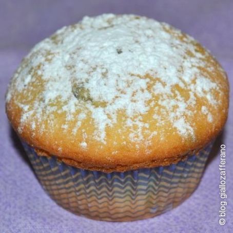 Muffin con gocce di cioccolato e ricotta