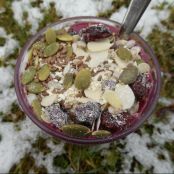 Smoothie ai frutti di bosco con copertura! - Tappa 3