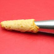 Cornucopie di grana padano con crema di patate all'aceto balsamico e granella di pistacchi - Tappa 1